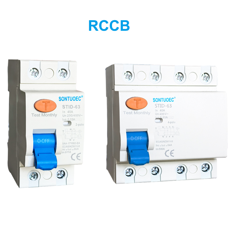 STID-63 Serie RCCB 230V 63A Interruttore di corrente residua